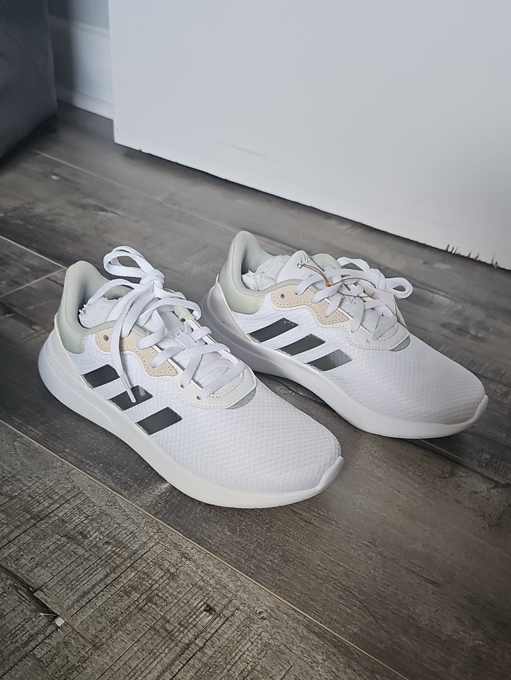 adidas Women's EQT Racing Adv White Sneakers with 3 Stripes Size 7